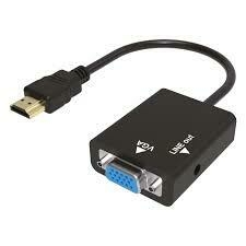 ADAPTADOR CONVERSOR HDMI A VGA LETOS LE-A200 HDMI A VGA