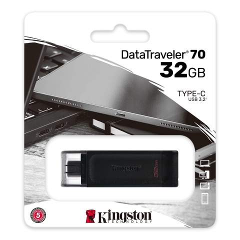 PENDRIVE 32 GB KINGSTON DT70 TIPO C