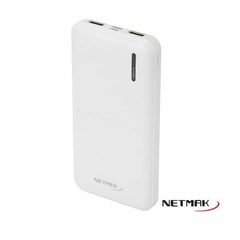 Power Bank Digital 10.000 mAh NETMAK NM-PB4 BLANCO