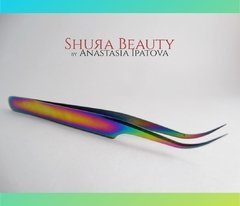 Pinza 45° para extensión de pestañas - Shura Beauty