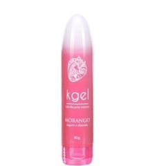 Lubrificante Íntimo 80G - aroma de morango.Embalagem sugestiva para uso como brinquedo erótico.