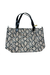 CARTERA REPTIL BEIGE C/NEGRO K1681