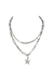 Imagen de D2050-B COLLAR DOBLE CADENA DIJE ESTRELLA