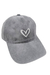 Y1894 CAP GASTADA CORAZON BORDADO - comprar online