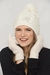 Imagen de K-NIT POP - GORRO TEJIDO POMPÓN LANA AL TONO Q401