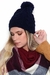 K-NIT POP - GORRO TEJIDO POMPÓN LANA AL TONO Q401 - NUEVAS HISTORIAS