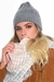 K-NIT POP - GORRO TEJIDO AJUSTADO CON OCHOS Q823bis