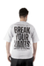 Remera Break Your Limits Blanca en internet