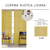 Cortina Rústica Liviana Francavilla - Con botones - tienda online