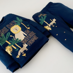 Precio Unitario: $6.000 - OL215010201 - Pijama Nature Azul - comprar online