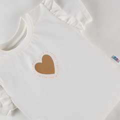 Precio Unitario: $4100 - PL216020201 - Remera Heart Beige - comprar online