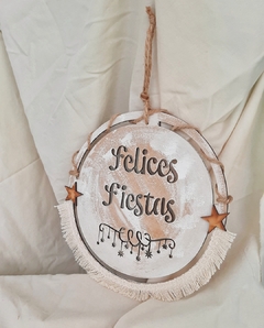 Cartel "FELICES FIESTAS"