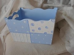 Caja Portacosméticos " BLUE PATCH" - comprar online