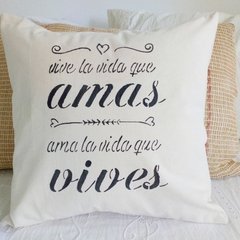 Almohadón "FRASES MOTIVADORAS" - comprar online