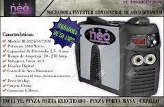 SOLDADORA INVERTER NEO 250 amp iE 250/6/220 en internet