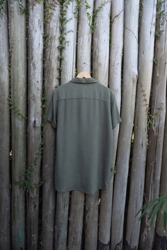 Camisa Lino Verde - comprar online