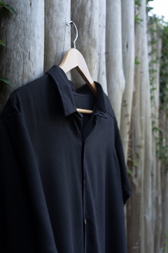 Camisa Lino Negra - Woda Clothing
