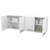 Alacena Mueble De Cocina Mosconi Express 1,40 Mts. Melamina