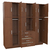 Placard Dakar Plus - 12 Puertas 4 Cajones Con Baulera - - Alepino Muebles