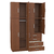 Placard Dakar Plus - 8 Puertas 4 Cajones Con Baulera - - Alepino Muebles