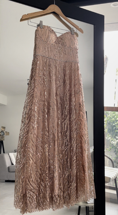 Vestido Amelie Rose Gold