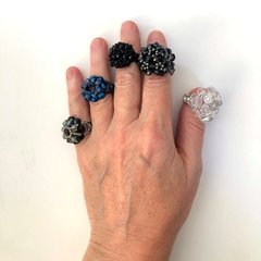 Anillos Mandarin y Cherry en sus 2 tamaños de cristales