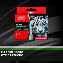 CARTUCHO GTC 206N NEGRO