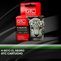 CARTUCHO GTC 667 XL NEGRO