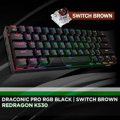 Redragon K530 Draconic Pro RGB Black Switch Brown