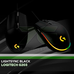 Logitech G Series G203 Ligthsync Black