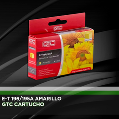 CARTUCHO GTC 196/195Y AMARILLO