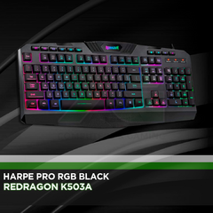 Redragon K503A Harpe Pro RGB Black