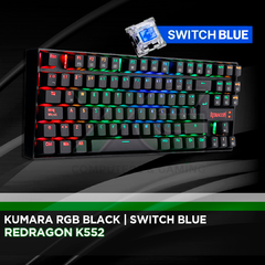 Redragon K552 Kumara RGB Black Switch Blue