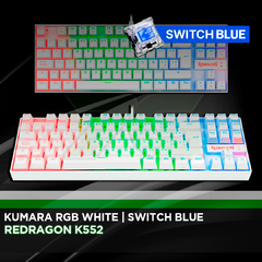 Redragon K552 Kumara RGB White Switch Blue