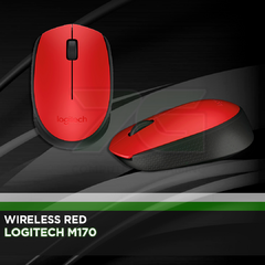 Logitech M170 Wireless Red