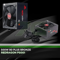 Redragon Fuente 500W 80 Plus Bronze