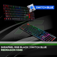 Redragon K589 Shrapnel RGB Black Switch Blue