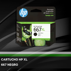 CARTUCHO HP 667 XL NEGRO