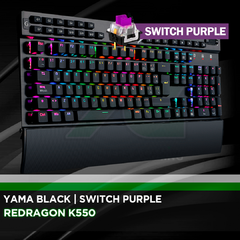 Redragon K550 Yama RGB Black Switch Purple