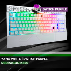 Redragon K550 Yama RGB White Switch Purple