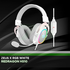 Redragon H510 Zeus X RGB White