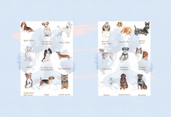 Dogs 08 (Tamanho A5) - Paper Paws Stickers