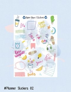 Planner Stickers 02 (Tamanho A5)