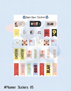 Planner Stickers 05 (Tamanho A5)