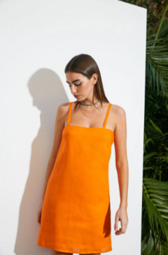 VESTIDO PALTA - NARANJA - comprar online