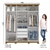 Guarda Roupa Casal 6 Portas Cover Off white/ Nature Henn - comprar online