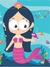 Tela Art Kids Pinta Sereia na internet