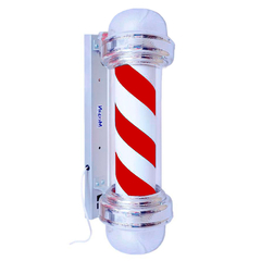 Barber Pole Poste de Barbeiro Vermelho 65cm sem Globo 220V - comprar online
