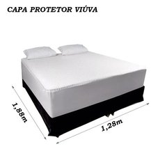 Capa Protetor Para Colchão Cama Box Víuva + 1 P/ Travesseiro na internet