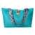 Bolsa de Praia de Silicone Luxo Mandala Azul Tiffany - loja online